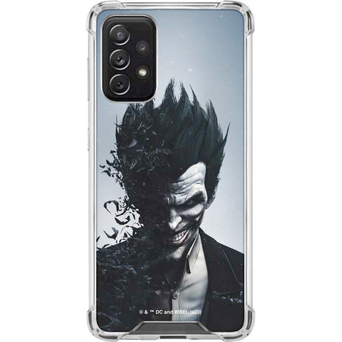 DC Comics Arkham Origins Joker Arkham Galaxy A72 5G Clear Case